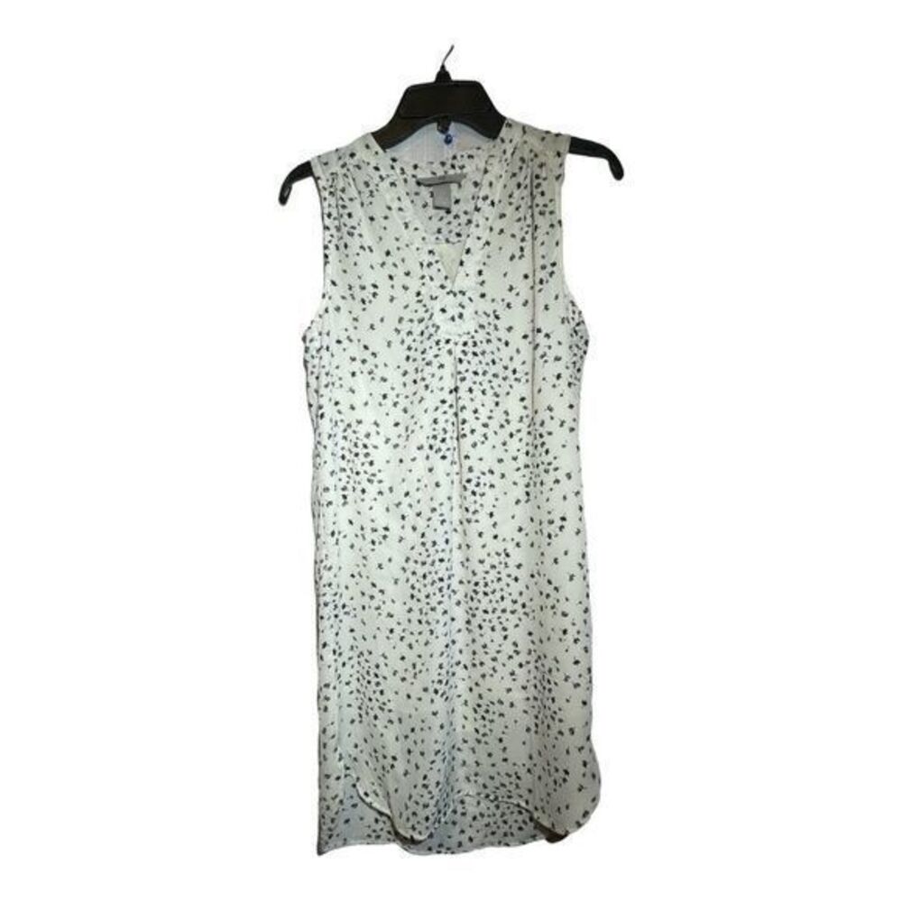 H&M Womens V-Neck Chiffon Sheath Dress Liberty Floral Knee Length Size 4